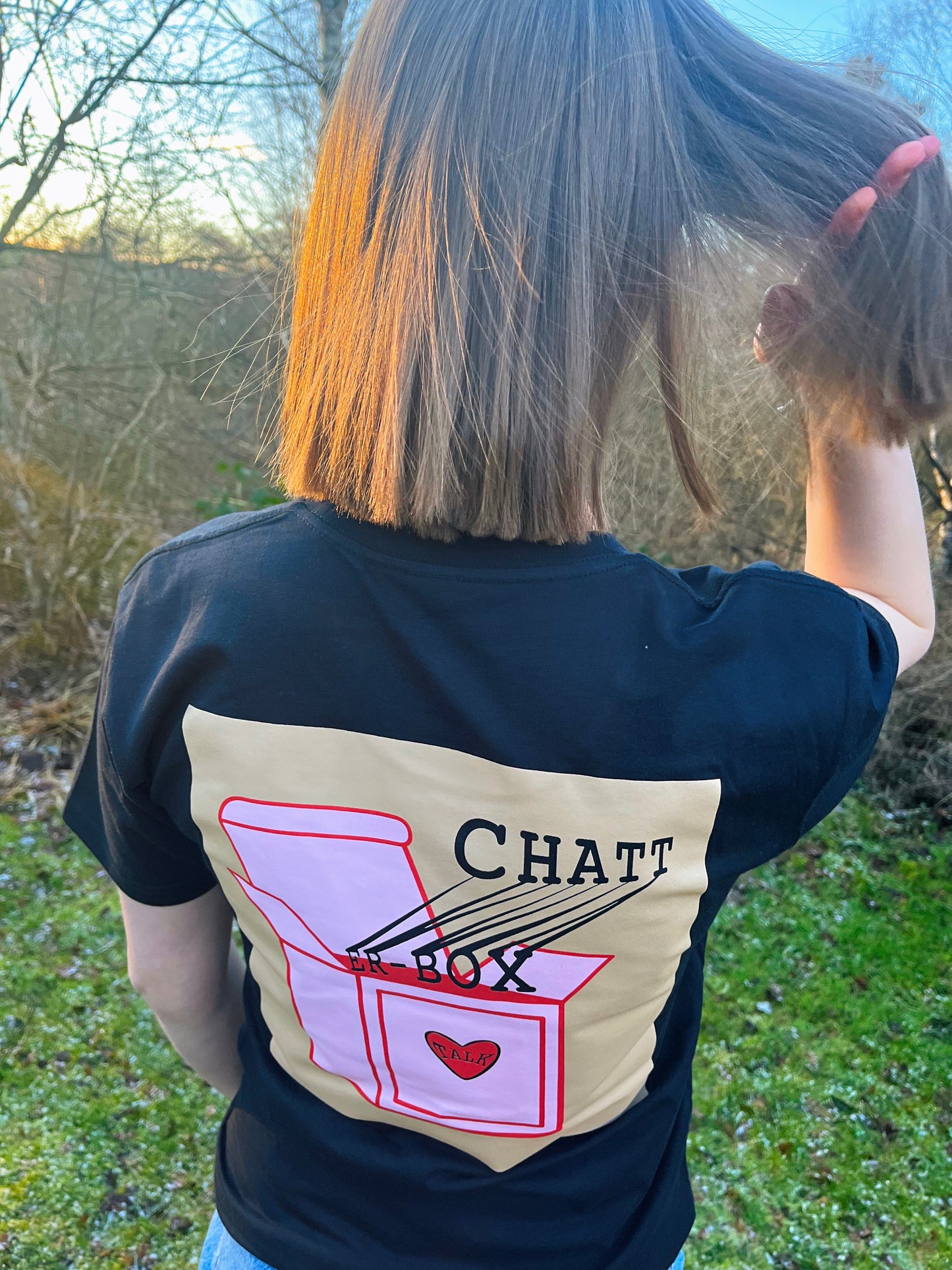 CHATTERBOX - TEE *navy*