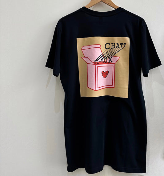 CHATTERBOX - TEE *navy*