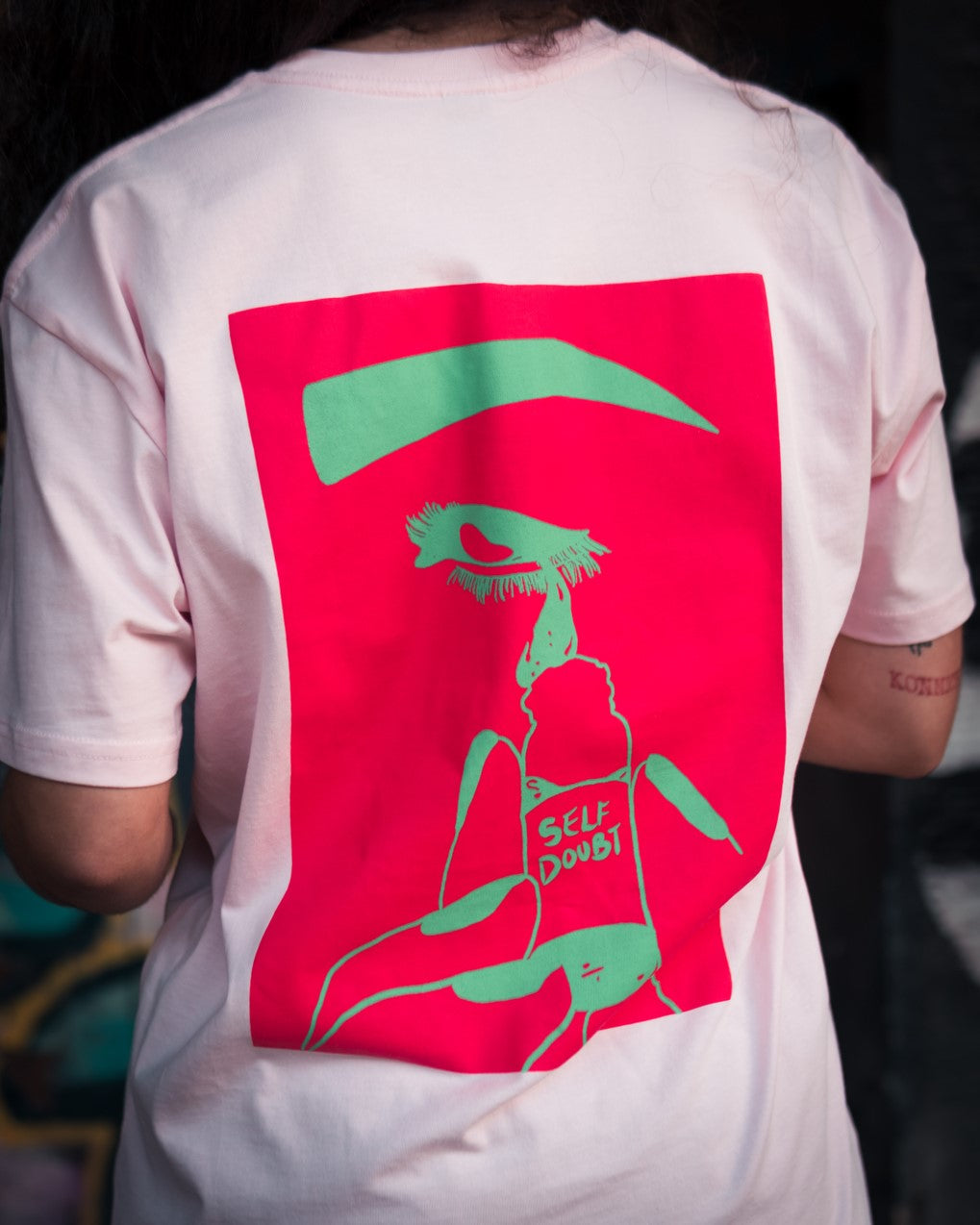 VILE OF SELF DOUBT - TEE *baby pink*