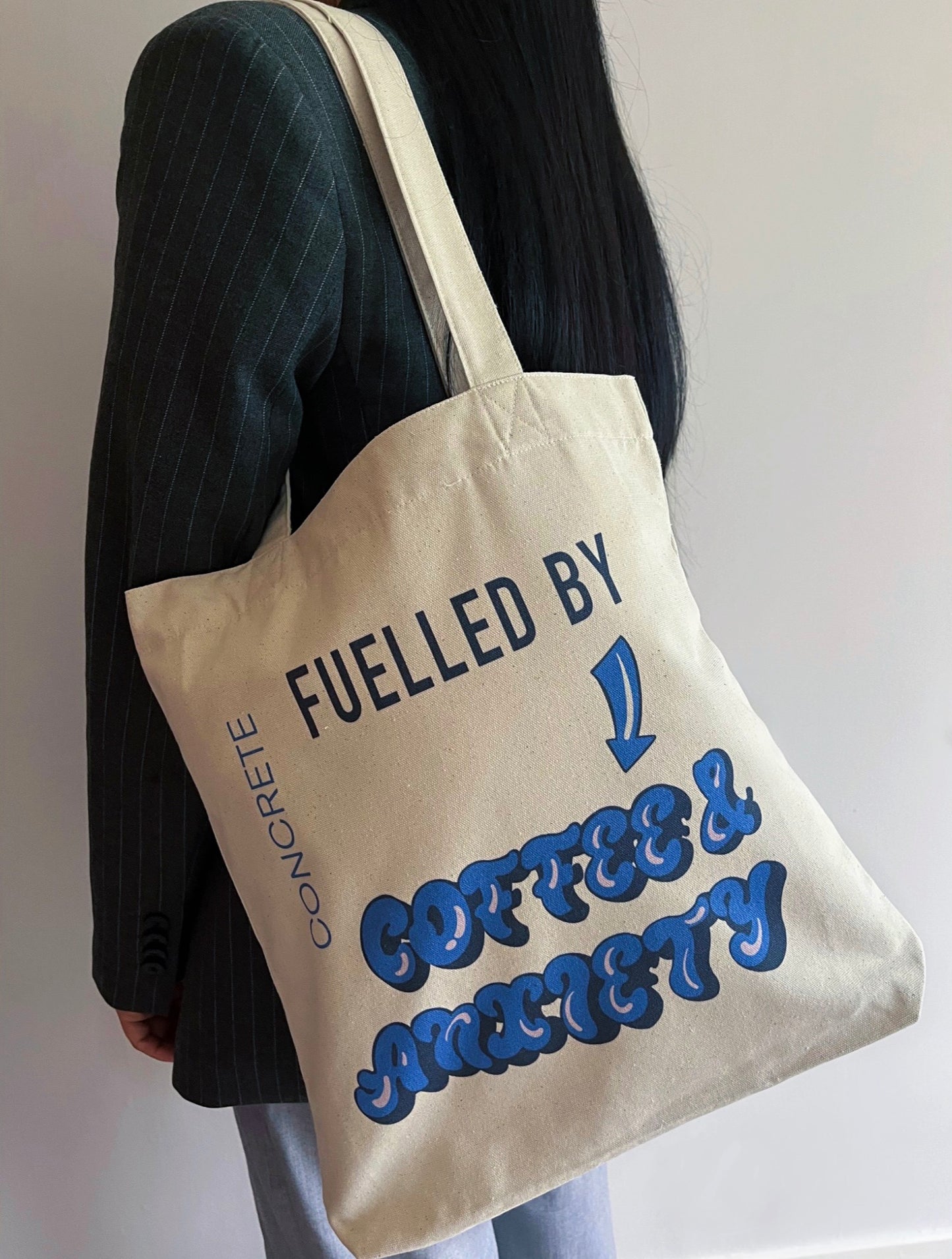 COFFEE & ANXIETY - tote *natural*