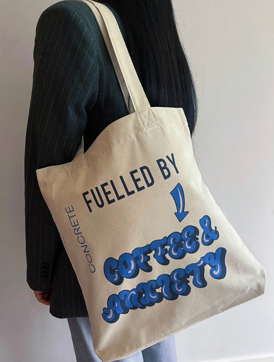 COFFEE & ANXIETY - tote *natural*