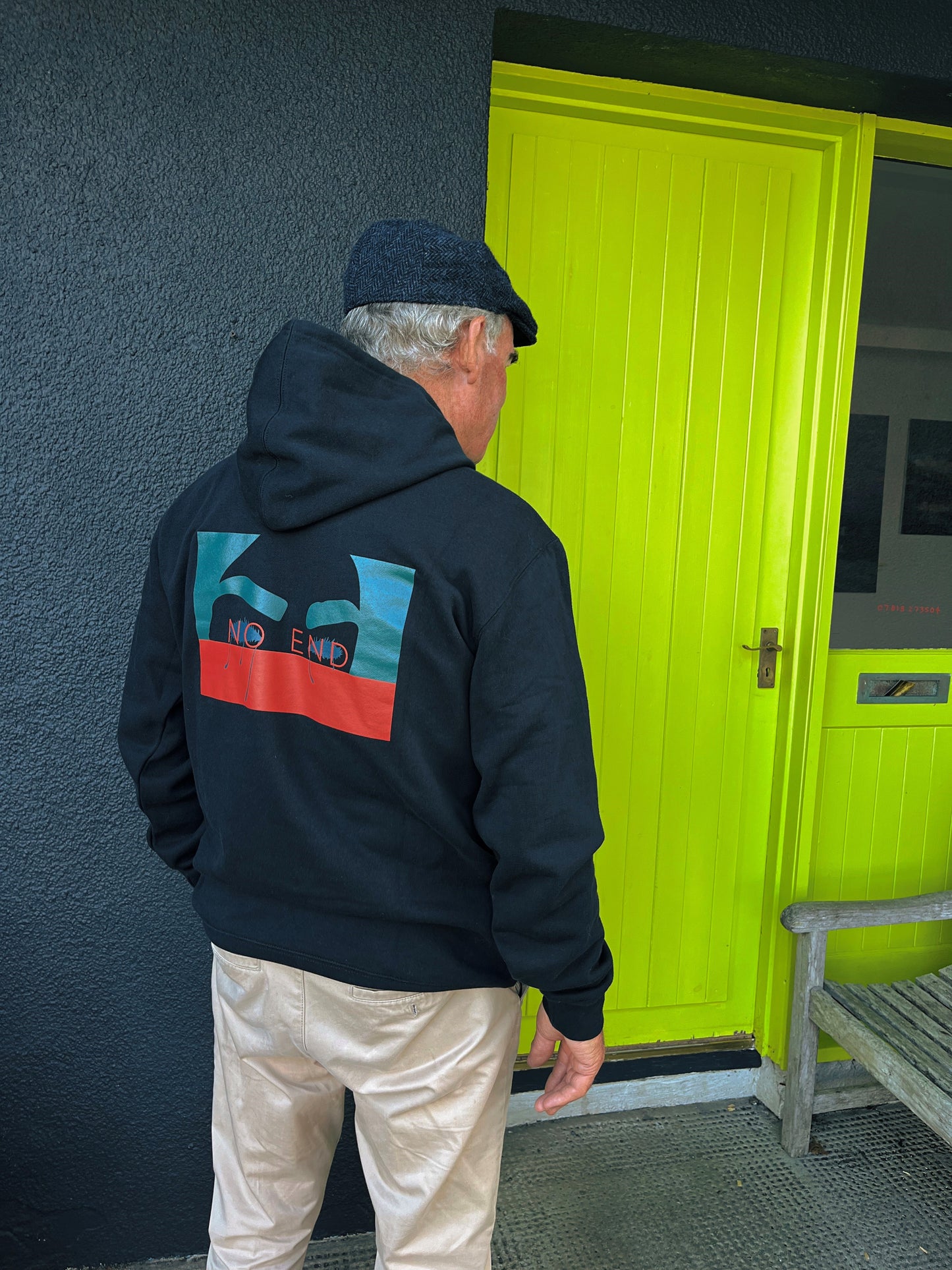 NO END - HOOD *navy*