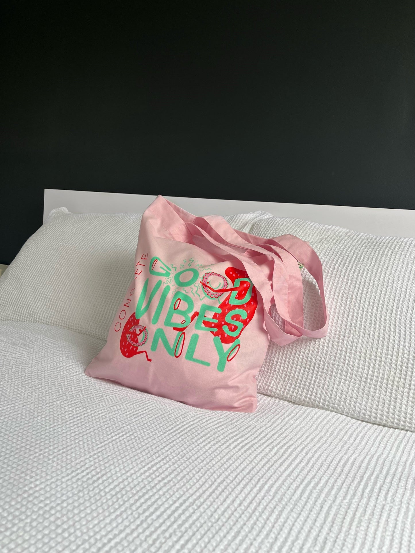 GOOD VIBES ONLY - Tote *pink*