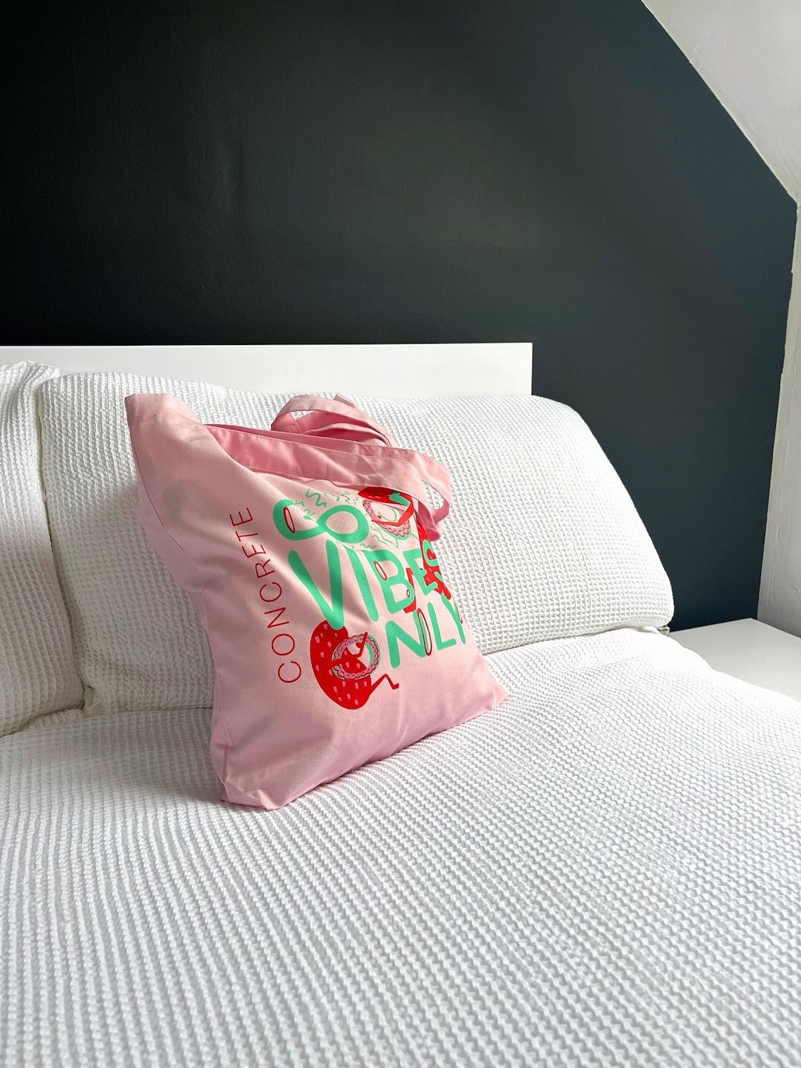 GOOD VIBES ONLY - Tote *pink*